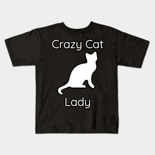 Crazy Cat Lady T-shirt - Cat Lovers Kids T-Shirt